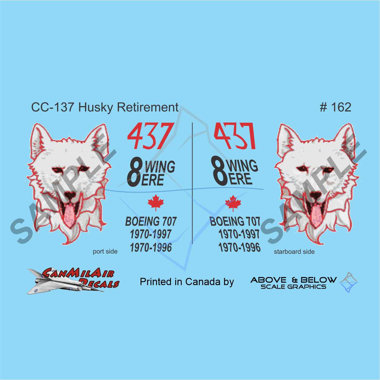 162 - Boeing CC-137 Husky - FIP Special Retirement Scheme  Add-ons (1997)