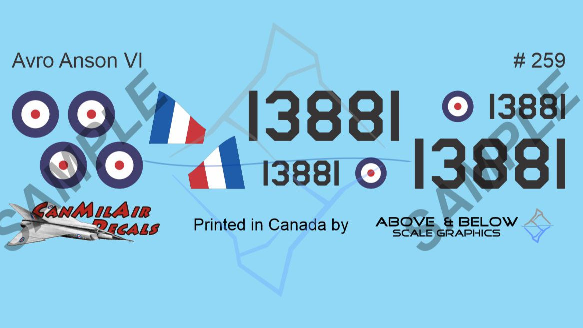 259 - Avro Anson Mk.VI - BCATP Gunnery Trainer
