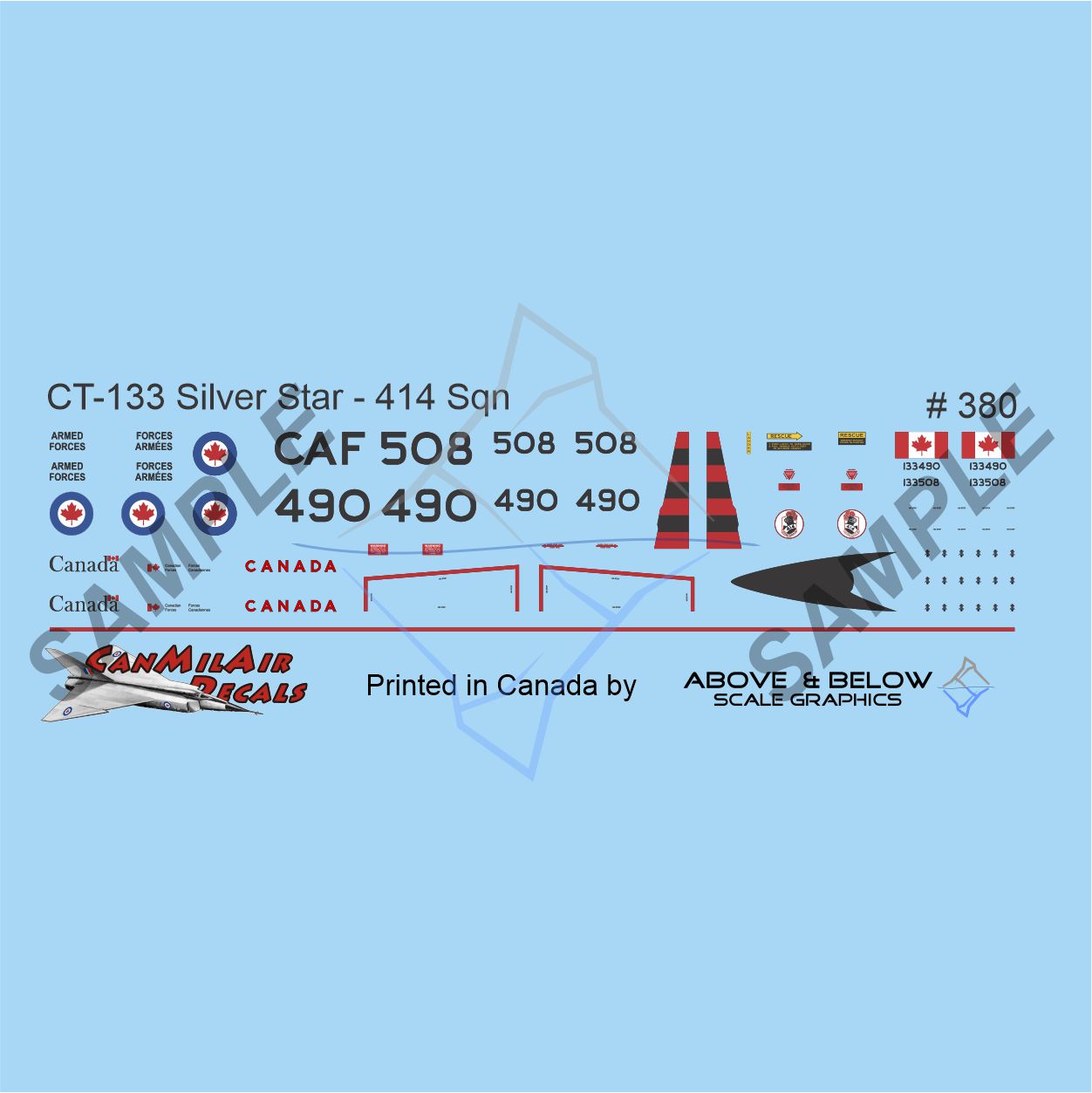 380 - Canadair CT-133 Silver Star - SYM & FIP
