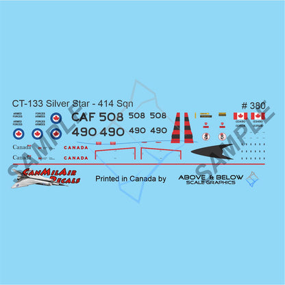 380 - Canadair CT-133 Silver Star - SYM & FIP
