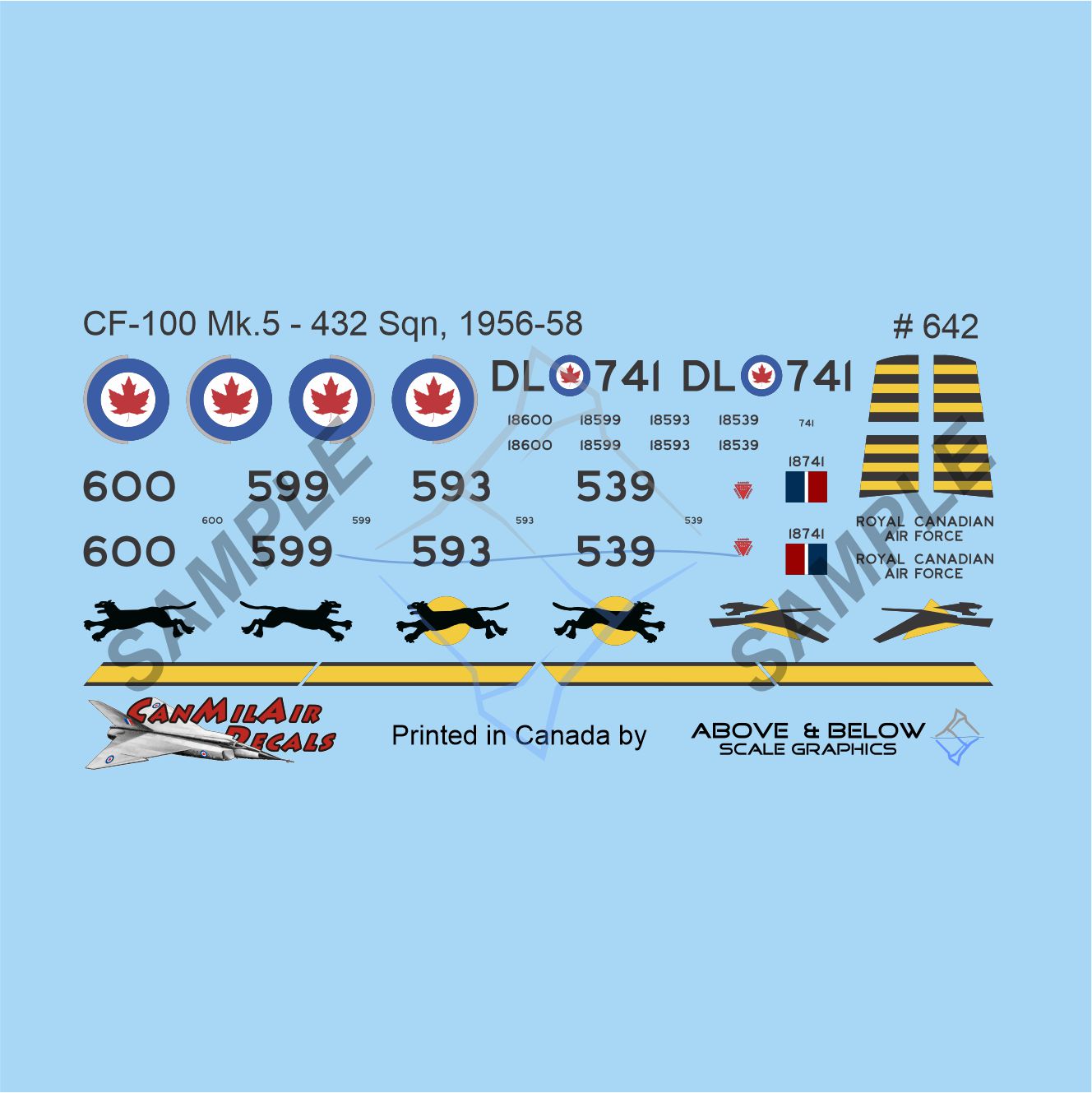 642 - Avro CF-100 Canuck Mk. 5 - 432 Sqn (1956-1959)