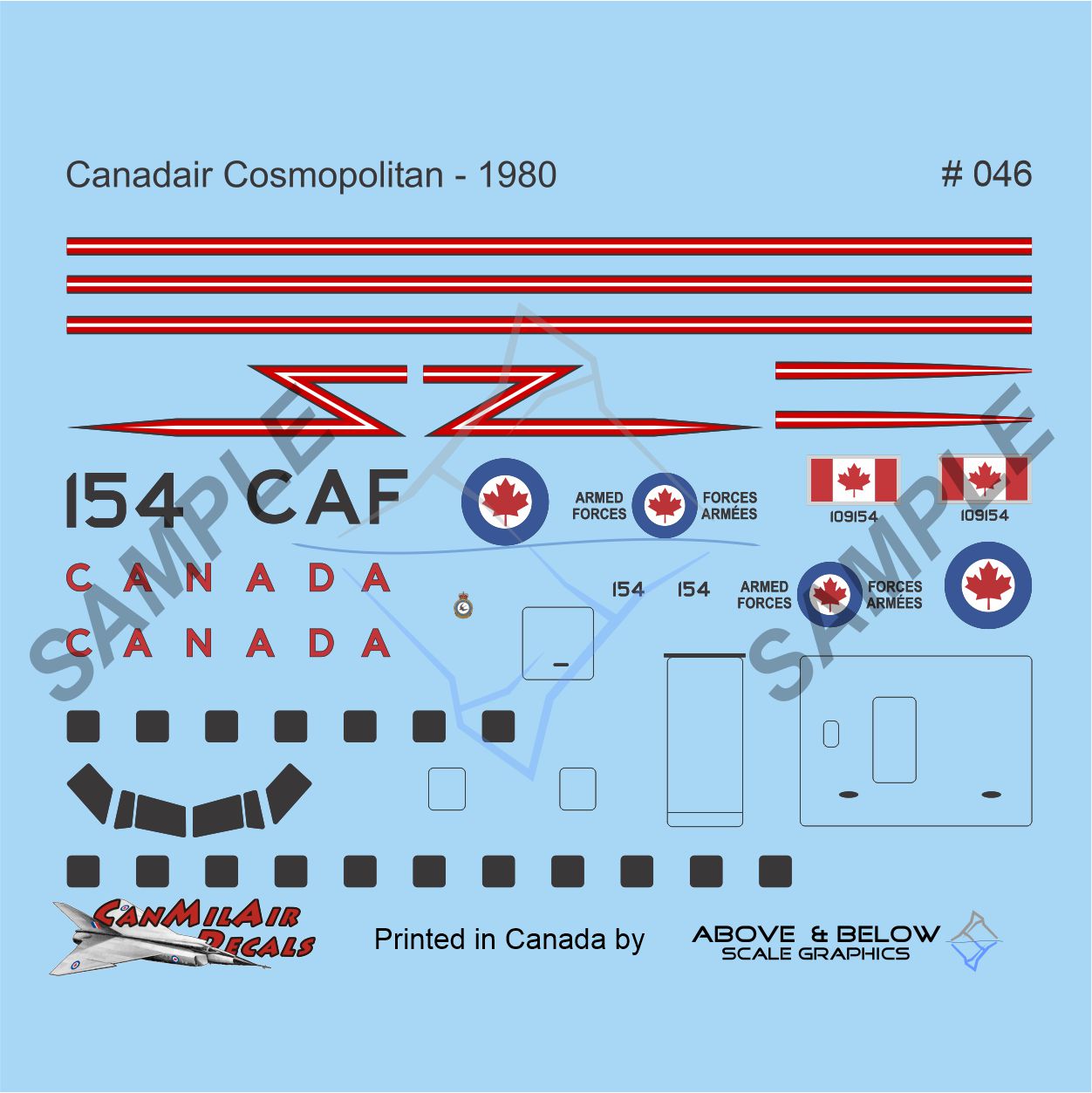 046 - Canadair CC-109 Cosmopolitan - 412 Sqn (1980)