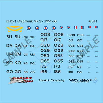 541 - DeHavilland Canada DHC-1 Mk.2 Chipmunk (1951-58)