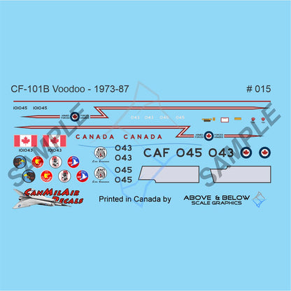 015 - McDonnell CF-101B Voodoo - 416 Sqn (1982)