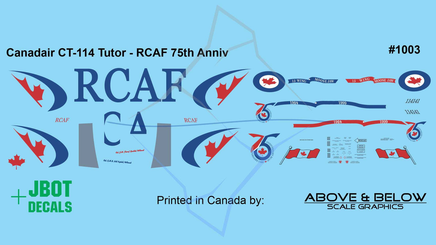 1003 - Canadair CT-114 Tutor - RCAF 75th Special