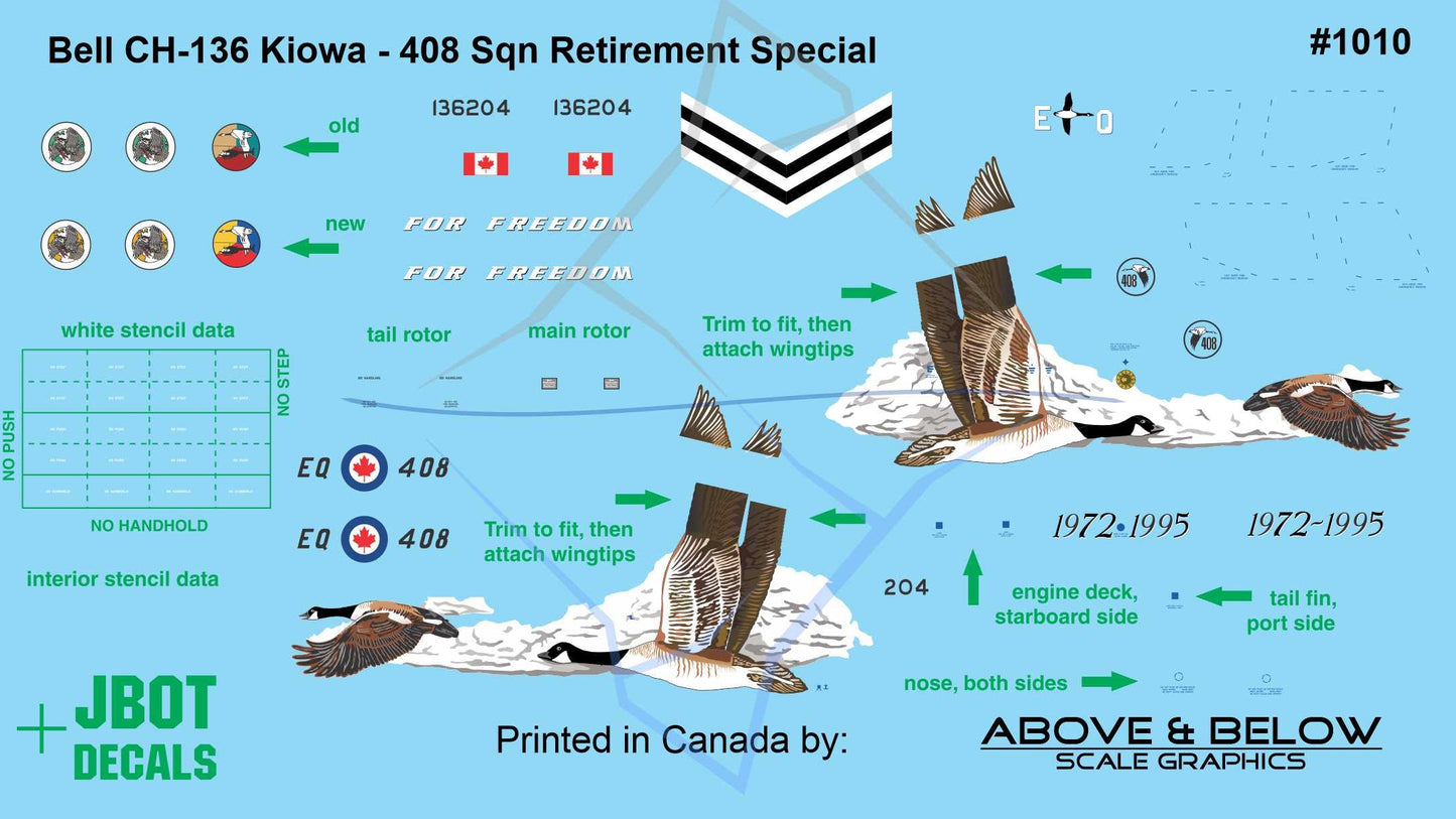 1010 - Bell CH-136 Kiowa - 408 Sqn - Retirement Scheme