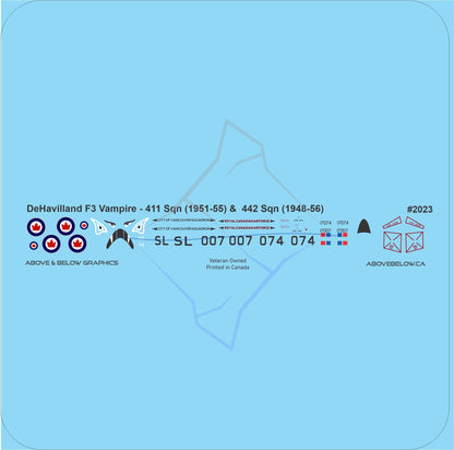 2023 - DeHavilland Vampire - 441 and 442 Sqn