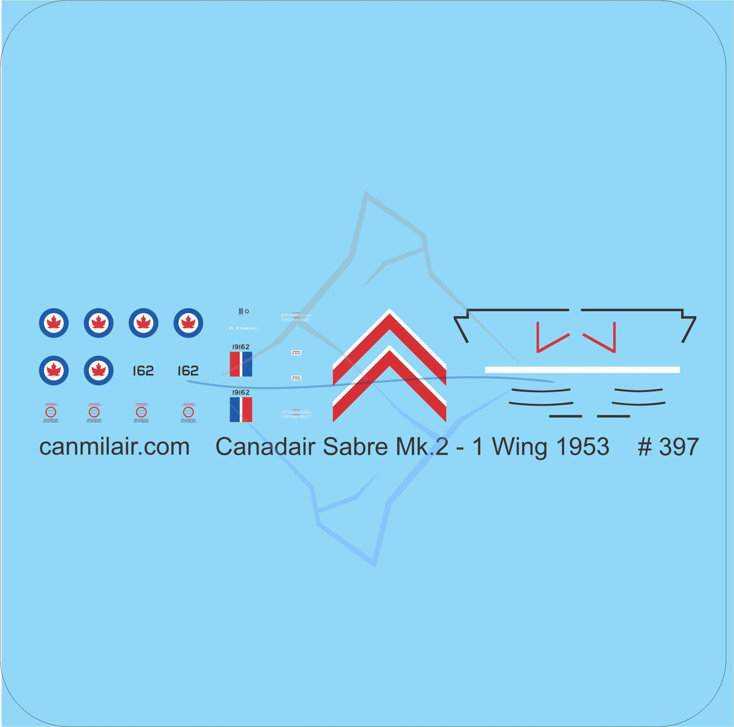 397 - Canadair Sabre Mk.2 - 1 Wing 1953