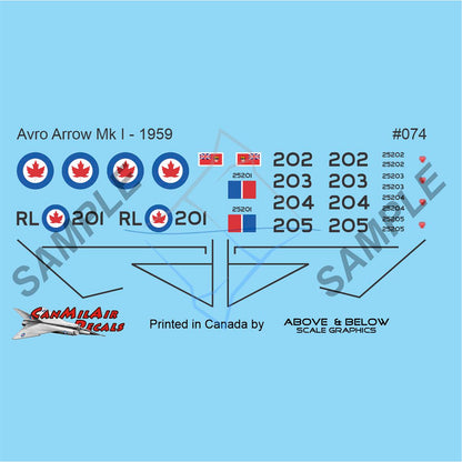 074 - Avro CF-105 Arrow Mk I
