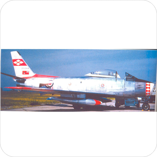 487 - Canadair Sabre Mk. 5 - CFB Chatham  - Lancers (1955)