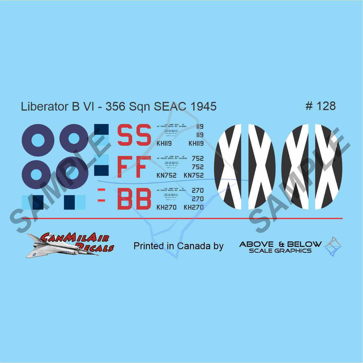 128 - Consolidated B-24 B.IV Liberator - 356 Sqn - SEAC (1945)
