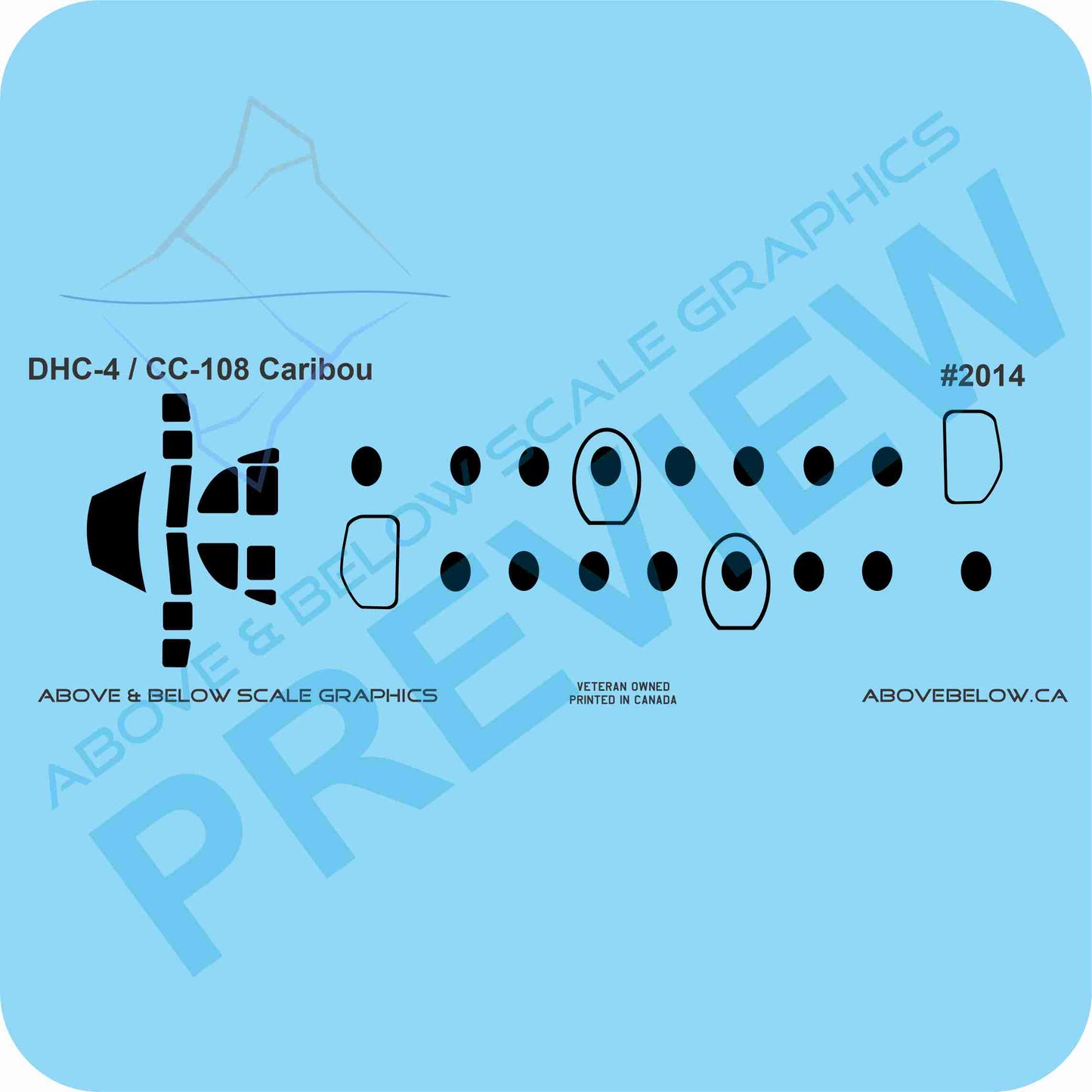 2014 - DeHavilland DHC-4 / CC-108 Caribou - Windows and Doors