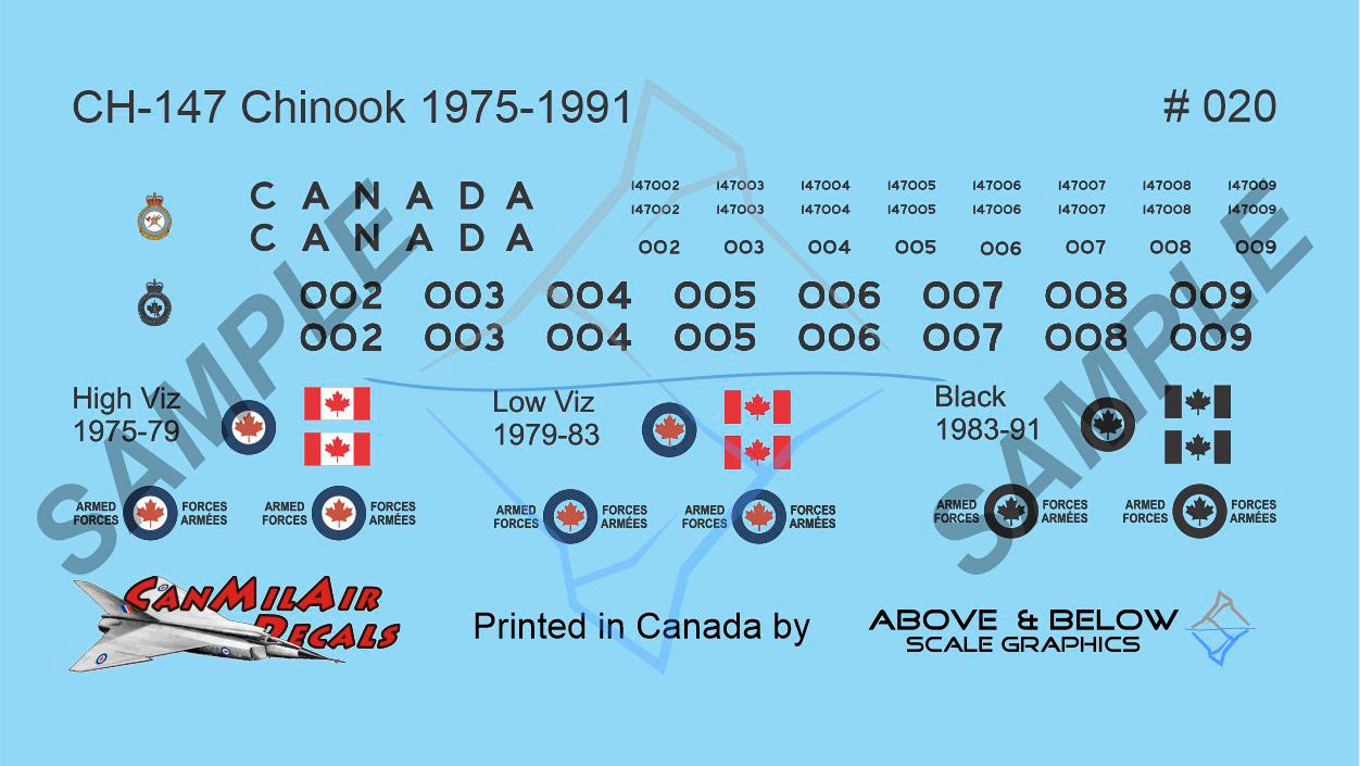 020 - Boeing CH-147 Chinook - SYM (1975-91)