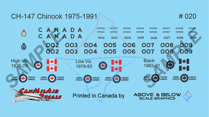 020 - Boeing CH-147 Chinook - SYM (1975-91)