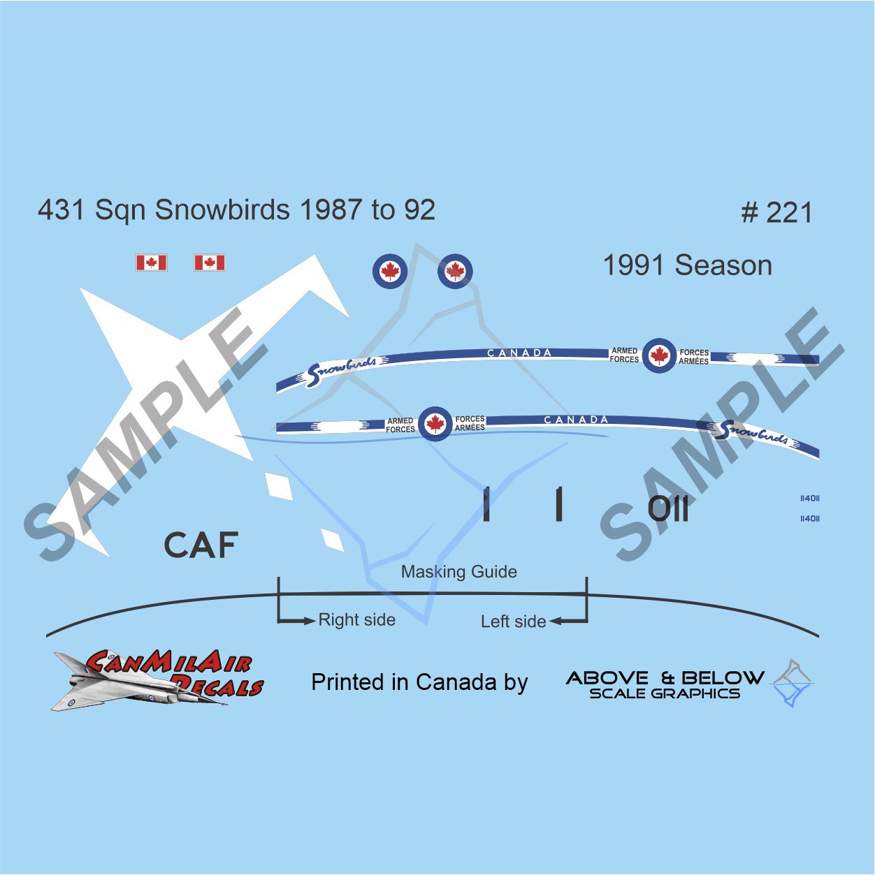221 - Canadair CT-114 Tutor - Snowbirds (1987-1992)