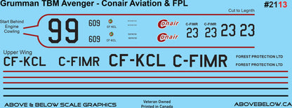 2113 - Grumman TBM Avenger - Waterbomber - Conair Aviation