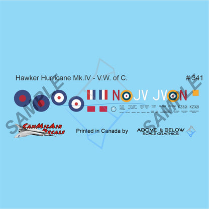 341 - Hawker Hurricane Mk. IV - 6 SQN RAF - Vintage Wings Canada