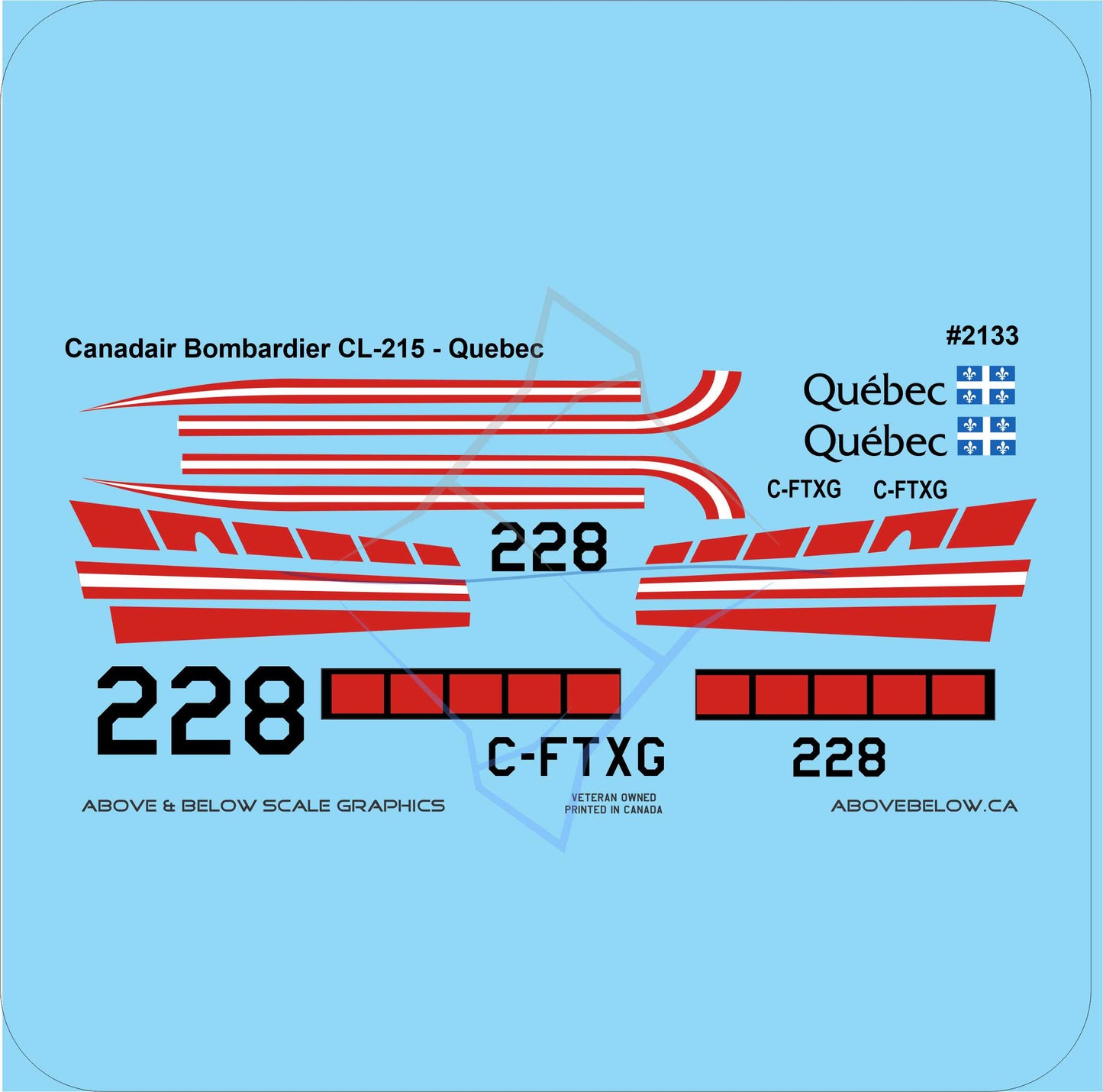 2133 - Canadair CL-215 Scooper - Quebec