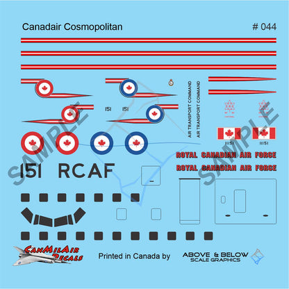 044 - Canadair CC-109 Cosmopolitan - RCAF (1967)