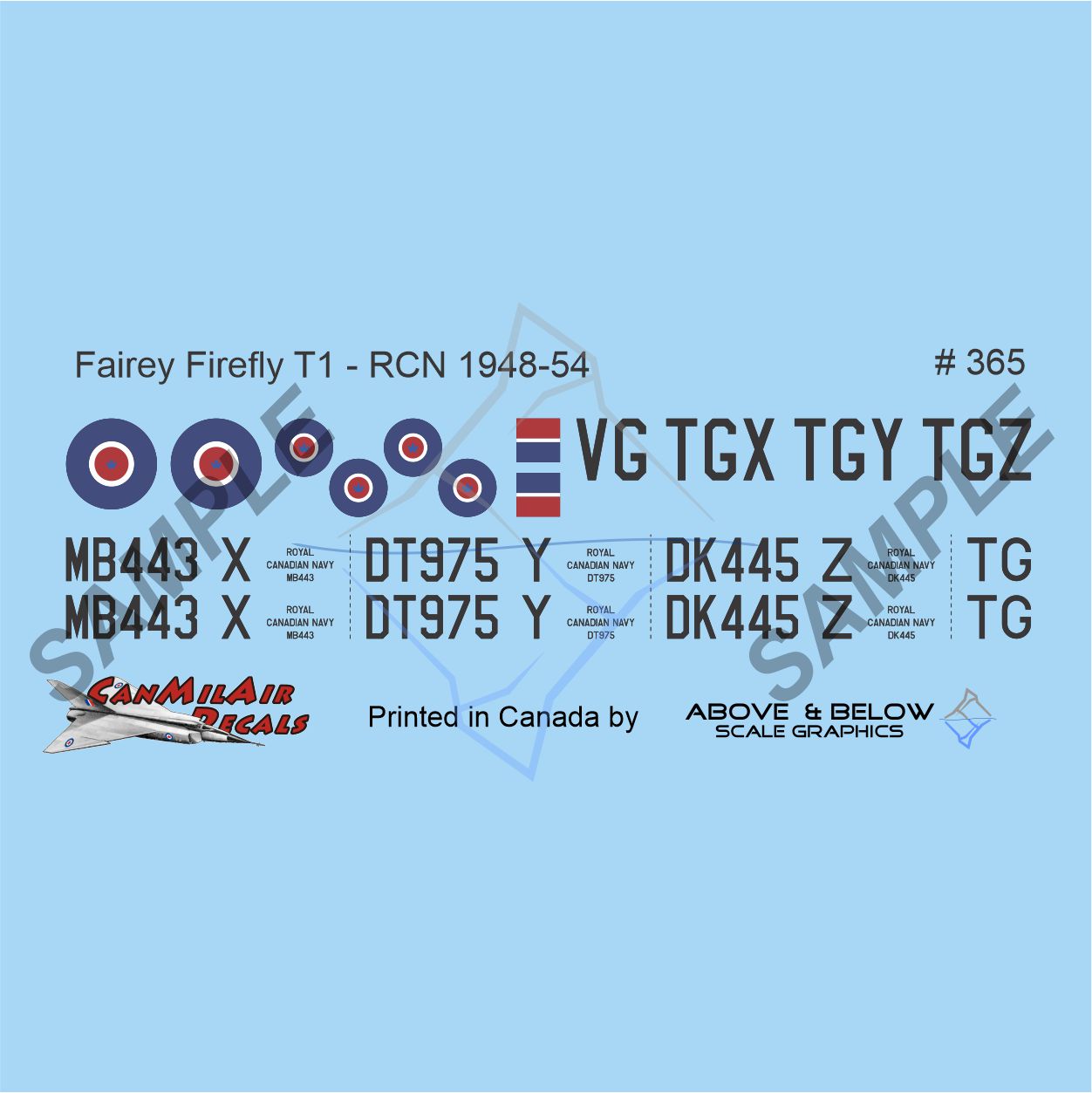 365 - Fairey Firefly T.1 -RCN (1948-50)