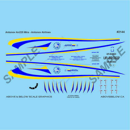 2144 - Antonov AN225 Mira (1/200 Scale)