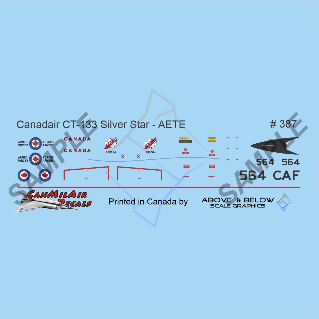387 - Canadair CT-133 Silver Star -AETE