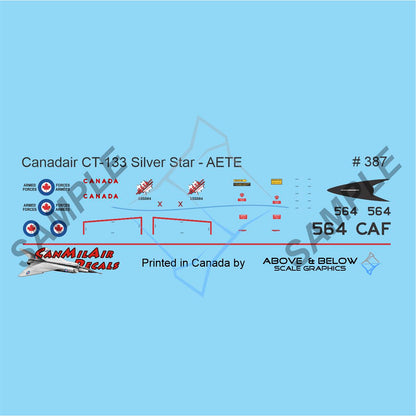 387 - Canadair CT-133 Silver Star -AETE