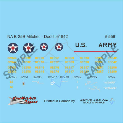 556 - North American B-25 Mitchell - USAAF Doolittle Raid (April 1942)