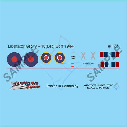 126 - Consolidated B-24 GR.IV Liberator - BR 10 Sqn 'X' for 'X-Ray' (1944)