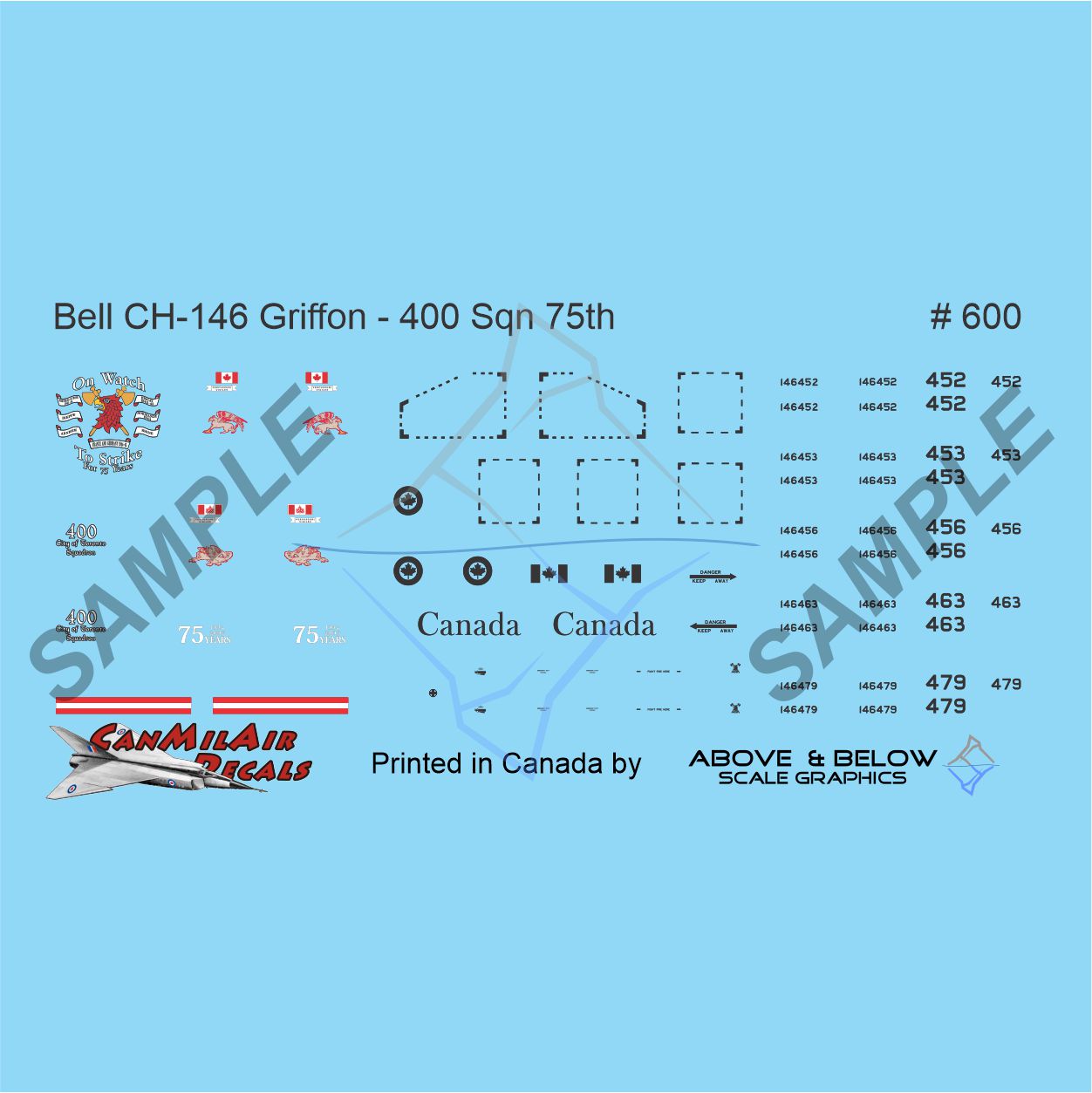 600 - Bell CH-146 Griffon - 400 Sqn 75th Anniv. (2007)