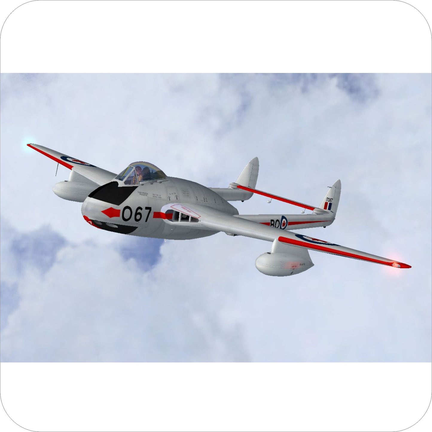 2041 - DeHavilland Vampire - 438 Aux Sqn "City of Montreal"