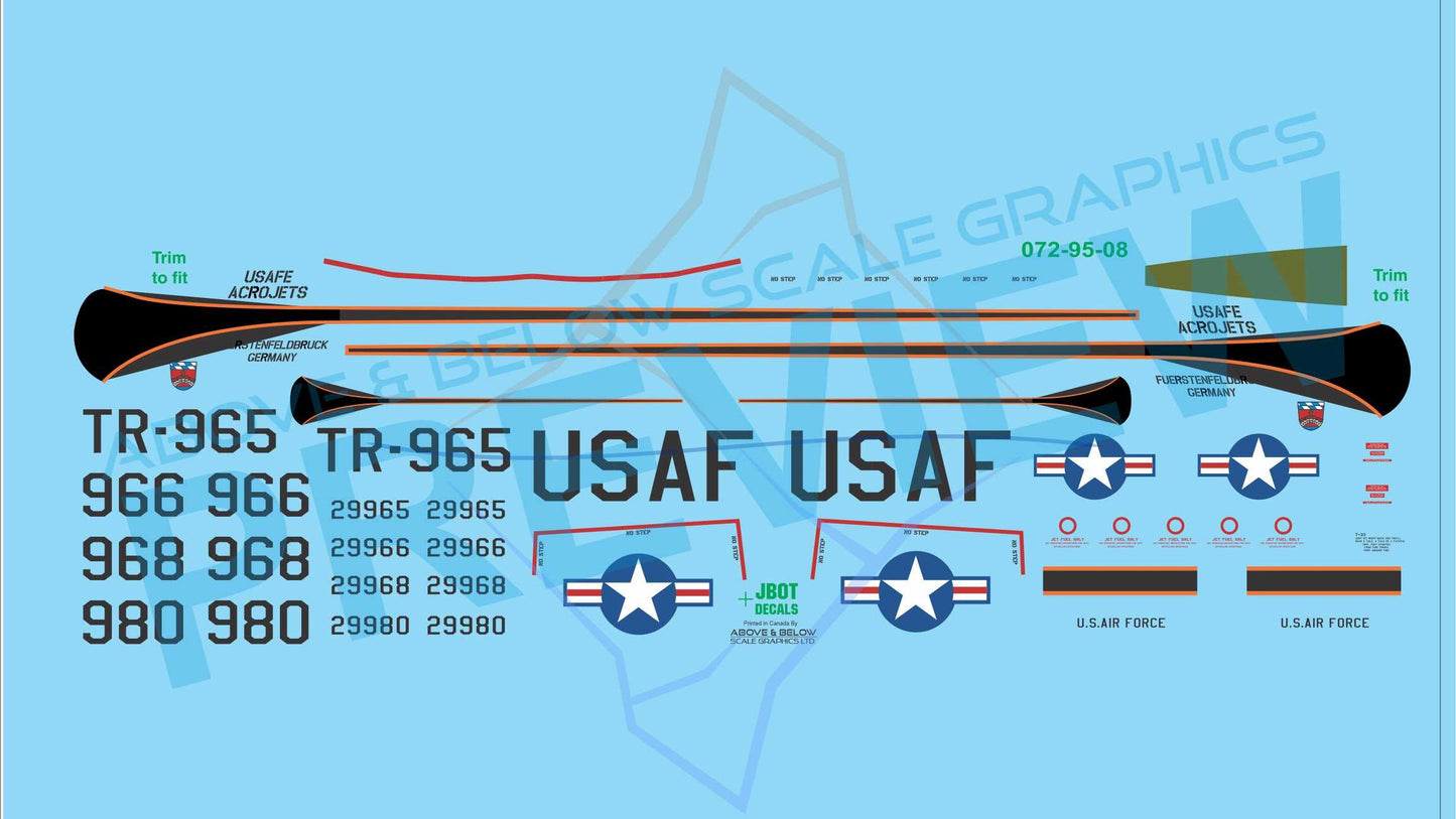 1038 - Lockheed T-33 - USAF ACROJETS (FUERSTENFELDBRUCK)