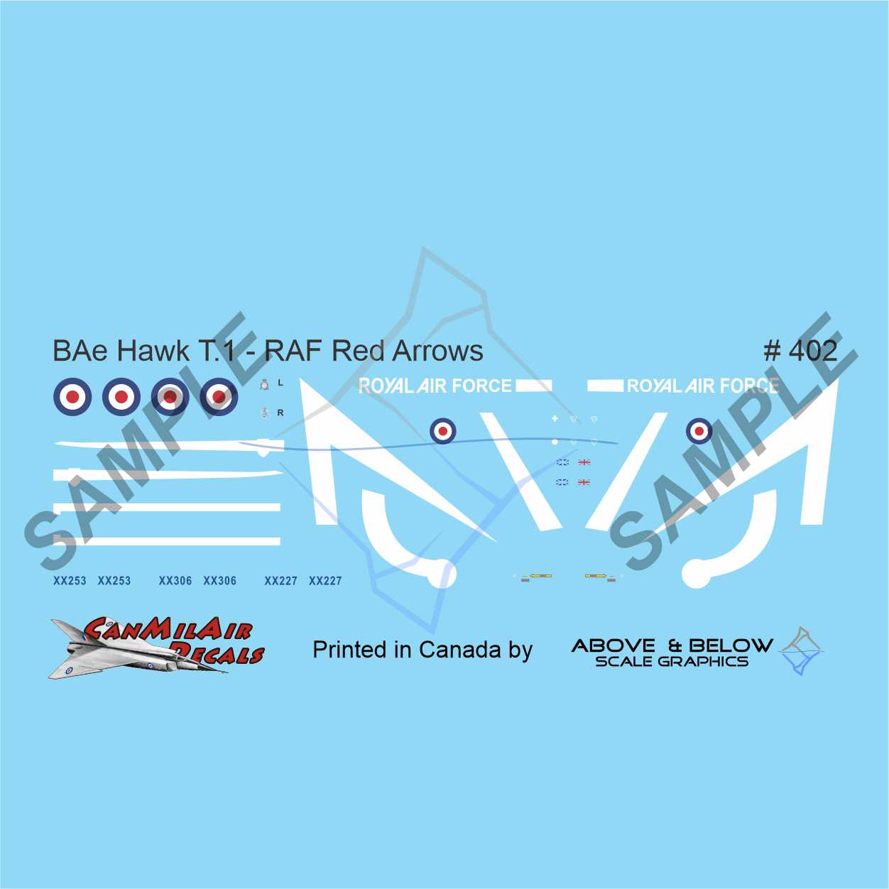 402 - BAe Hawk T1 - RAF Red Arrows (2008)