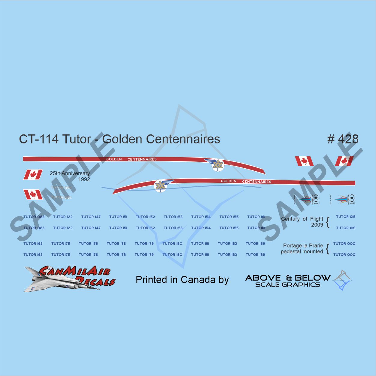 428 - Canadair CT-114 Tutor - Golden Centennaires