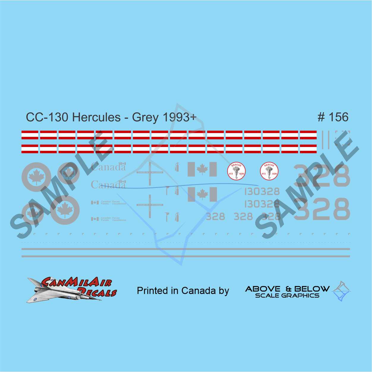 156 - Lockheed CC-130E/H/H(T)/H-30 Hercules - FIP Grey (1993-2018)