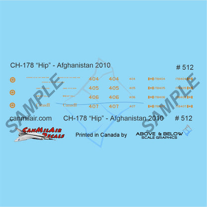 512 - Mil MI- 7-V5  / CH-178 "Hip" - Afghanistan 2010