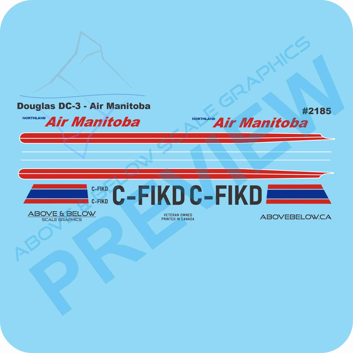 2185 - Douglas DC-3 - Air Manitoba