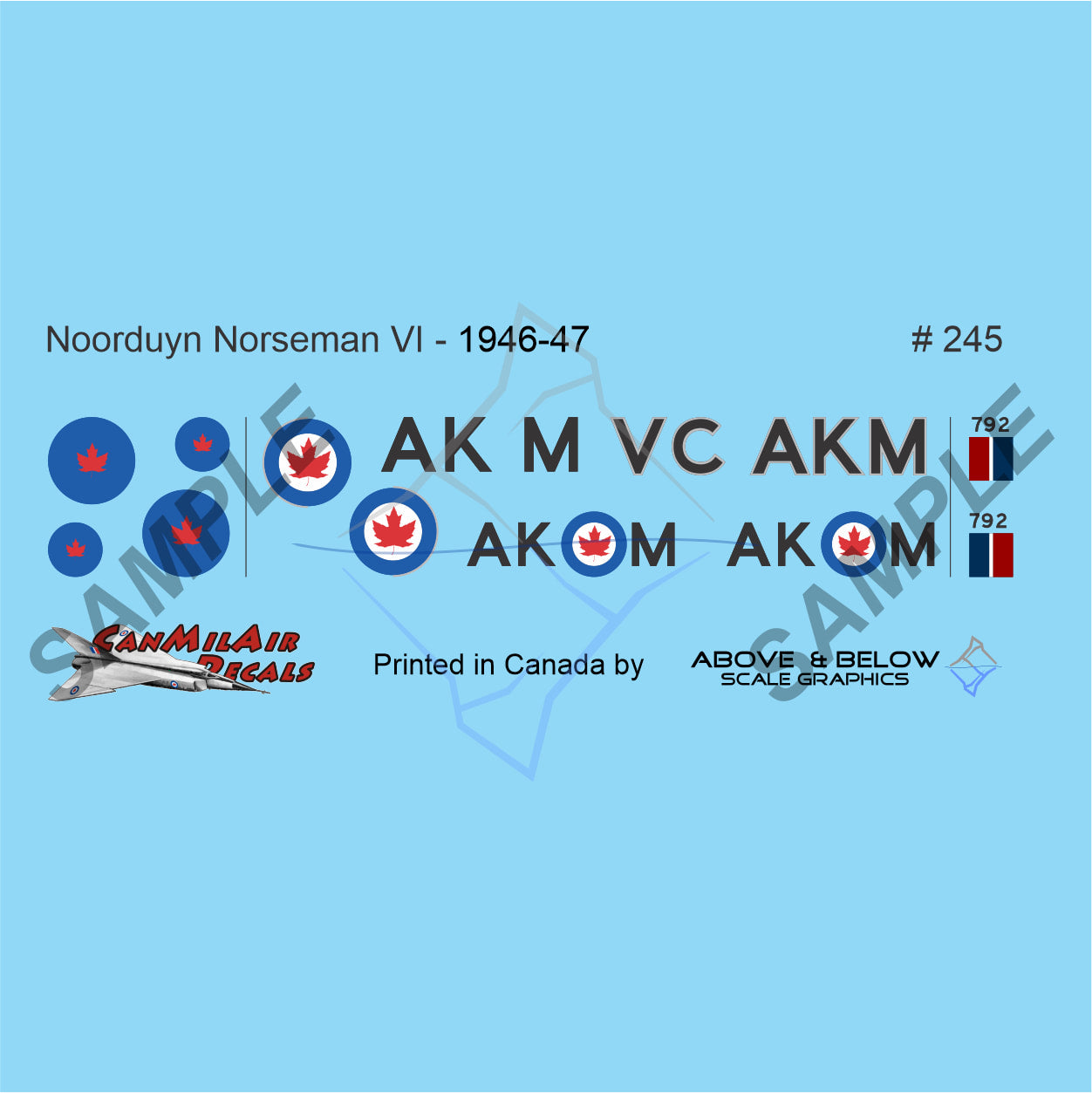 245 - Noorduyn Norseman VI - 408 Sqn (1946-47)