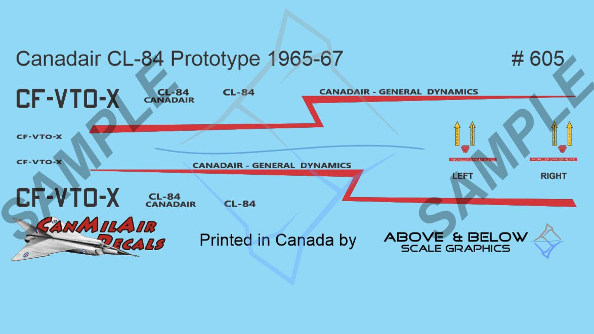 605 - Canadair CL-84 Dynavert - Prototype (1965-67)