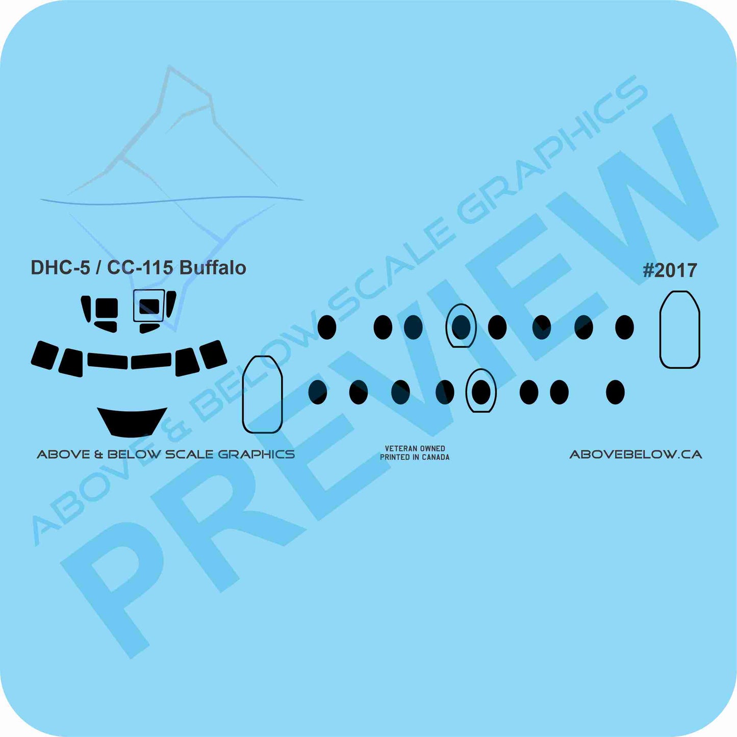 2017 - DeHavilland DHC-5 / CC-115 Buffalo - Windows and Doors