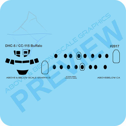 2017 - DeHavilland DHC-5 / CC-115 Buffalo - Windows and Doors