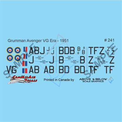 241 - Grumman AS 3 Avenger - RCN (1951)