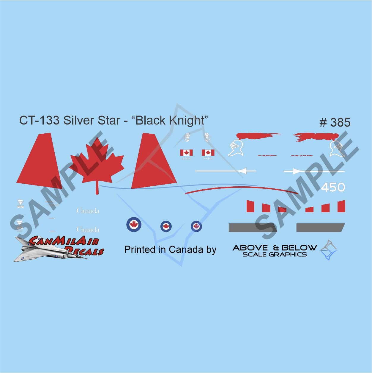 385 - Canadair CT-133 Silver Star - "Black Knight"