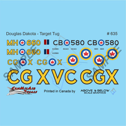 635 - Douglas C-47 Dakota - Target Tug