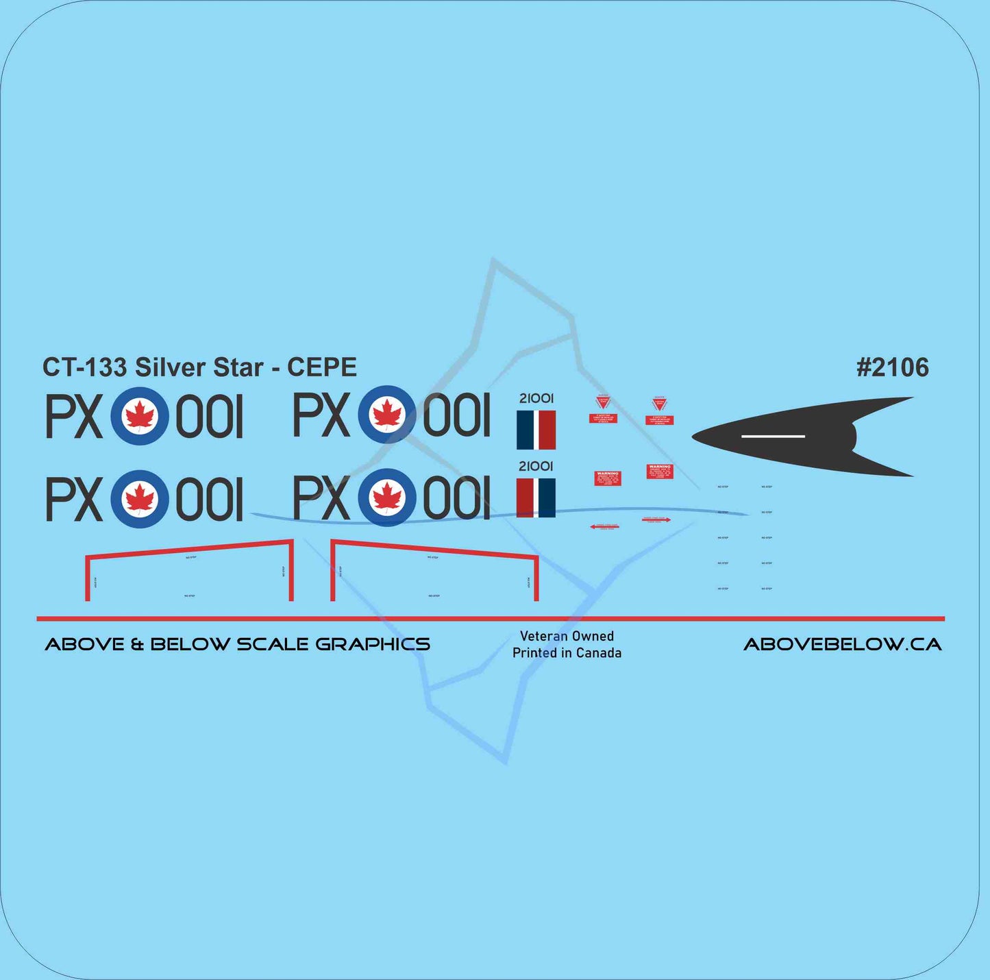 2106 - Canadair CT-133 Silverstar - CE&PE First Flight