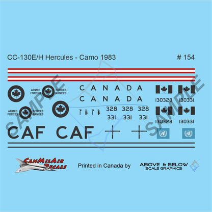 154 - Lockheed CC-130H Hercules - SYM Camo (1983)