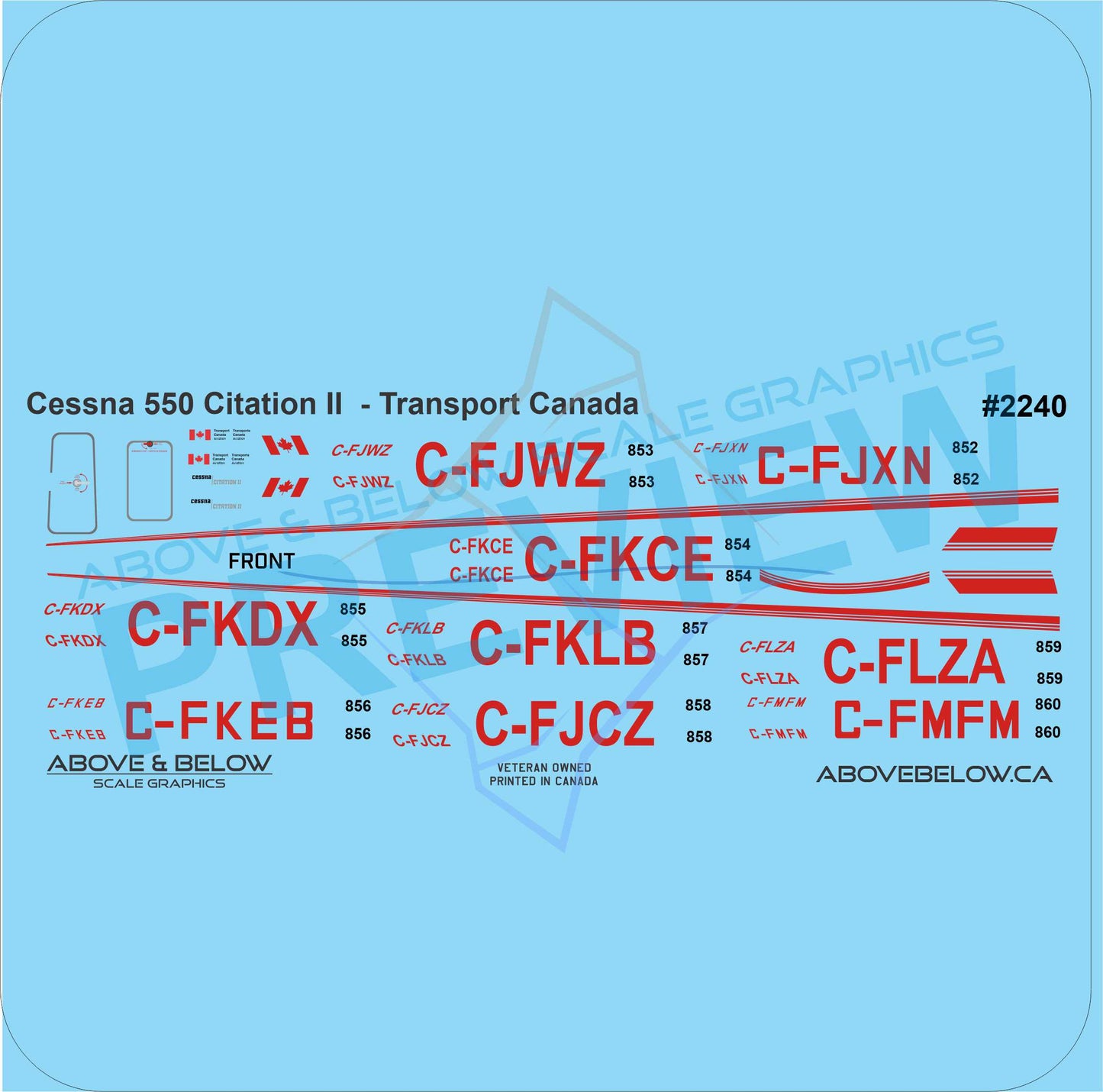 2240 - Cessna 550 Citation - Transport Canada
