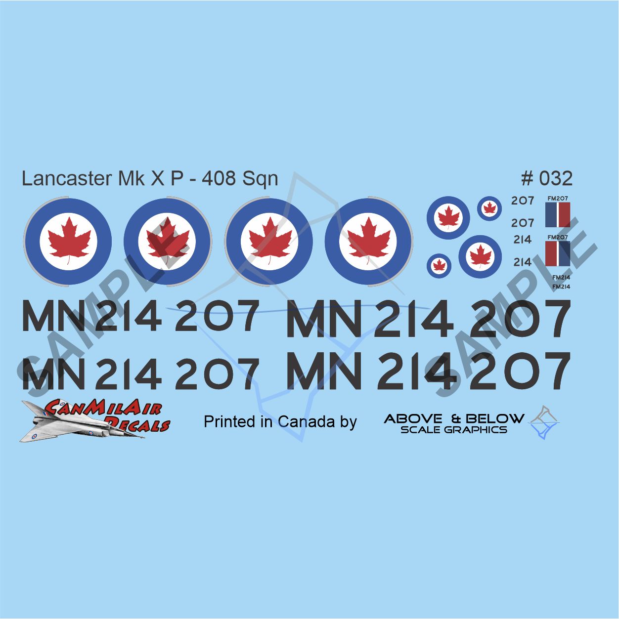 032 - Avro Lancaster B Mk. X - 408 Sqn (1954)