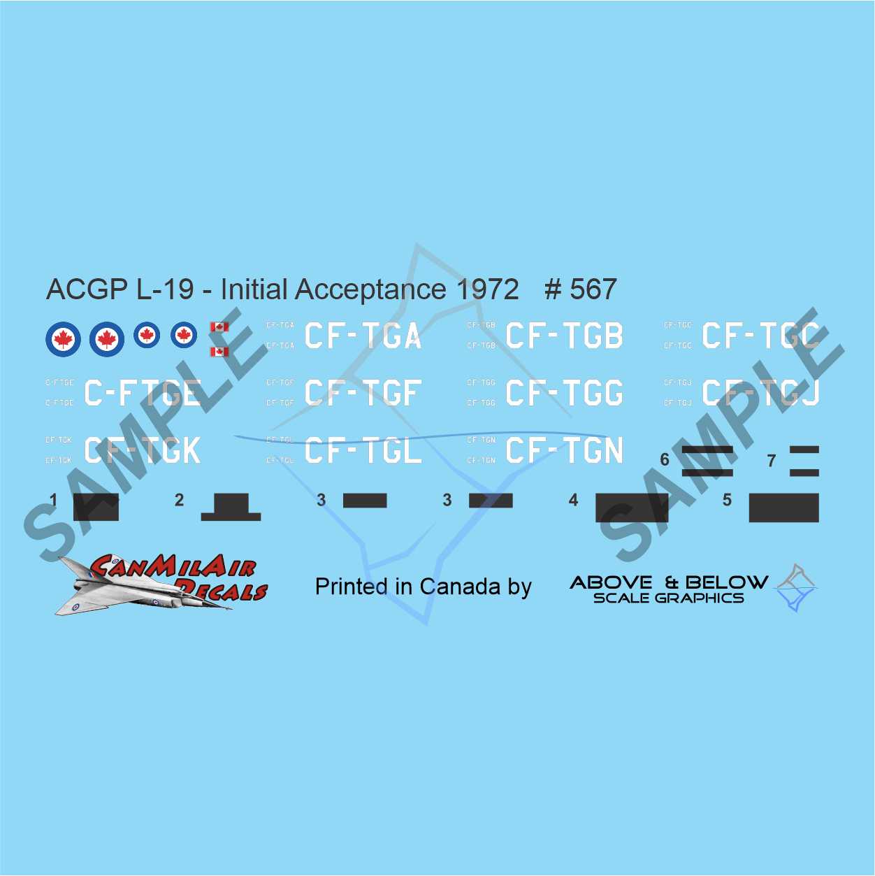 567 - Cessna L-19A/E - ACGP Initial Delivery (1972-74)