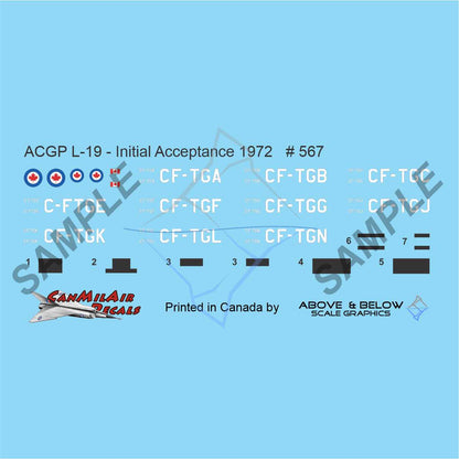 567 - Cessna L-19A/E - ACGP Initial Delivery (1972-74)